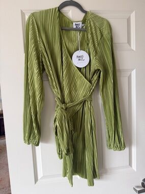 Princess Polly Green Wrap Dress